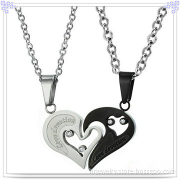 Fashion Pendant Stainless Steel Jewelry Heart Necklace (HR2107)